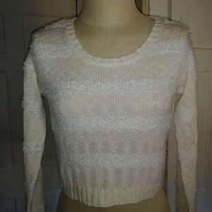 Cream Colored Croped sweater